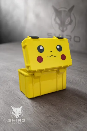 [PKM-CAJ-TOP-ALM-ES] Caja para Toploaders Pokémon TCG | PIKACHU